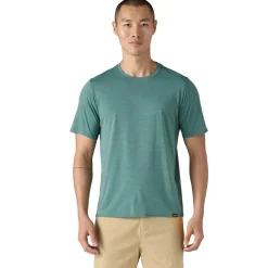 Patagonia Mens Cap Cool Daily Shirt - Wetland Blue-Light Wetland Blue X-Dye