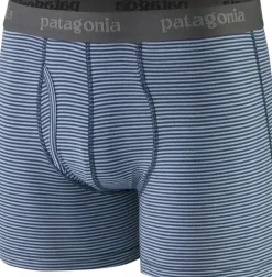 Patagonia Mens Essential Boxer Briefs - Fathom Stripe-New Navy