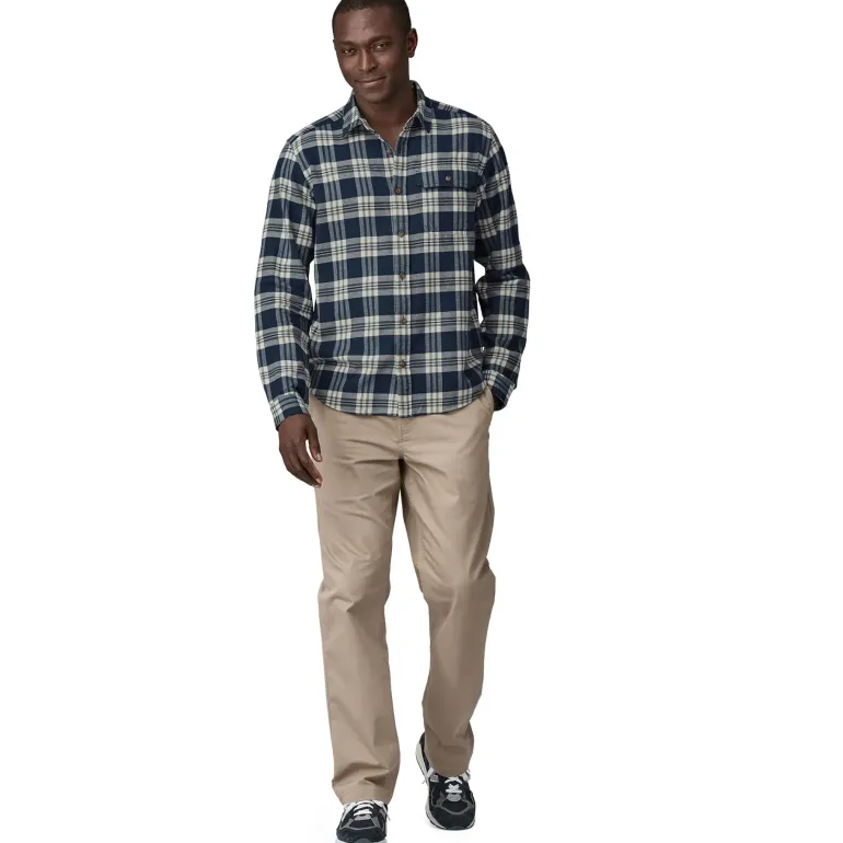 Patagonia Mens Fjord Flannel Shirt - Base Camp-New Navy
