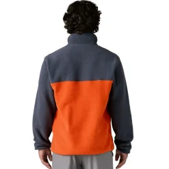Patagonia Mens Lightweight Synchilla Snap-T Pullover - Pollinator Orange