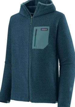 Patagonia Mens R1 Air Full-Zip Hoody - Tidal Teal