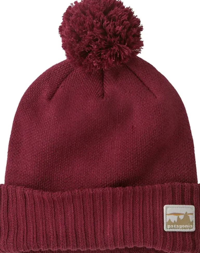 Patagonia Powder Town Beanie - 73 Skyline-Carmine Red