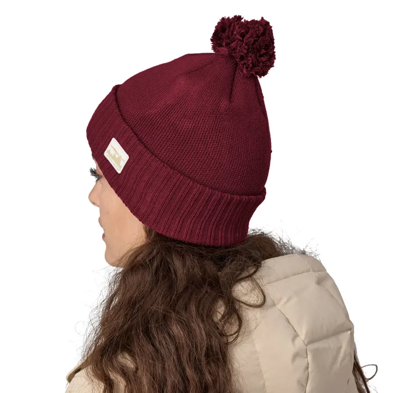 Patagonia Powder Town Beanie - 73 Skyline-Carmine Red