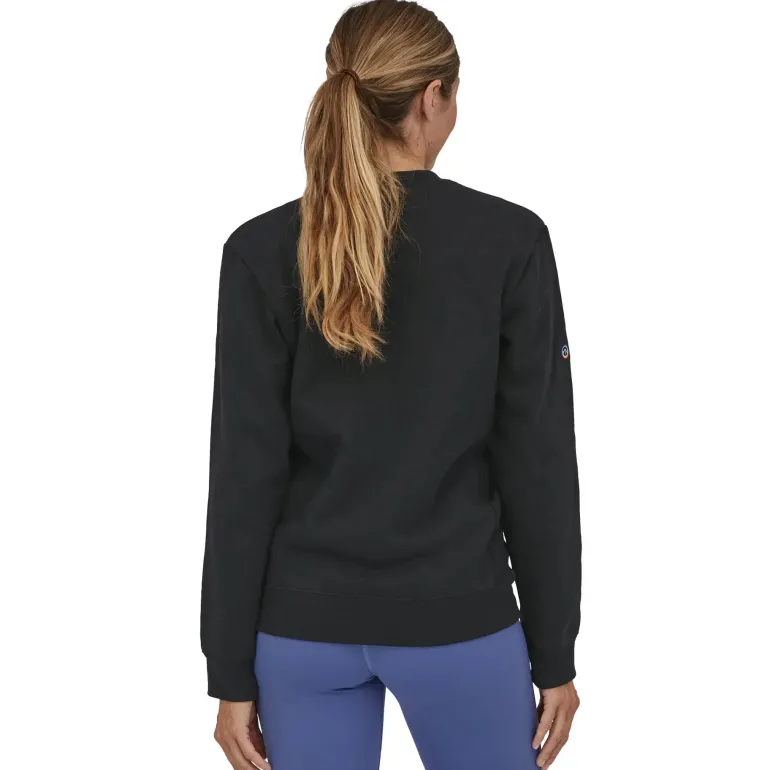 Patagonia Unisex Fitz Roy Icon Uprisal Crew Sweatshirt - Fleck Blue