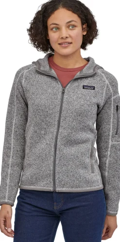 Patagonia Womens Better Sweater Hoody - Birch White