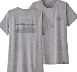 Patagonia Womens Cap Cool Daily Graphic Shirt - 73 Skyline-Feather Grey
