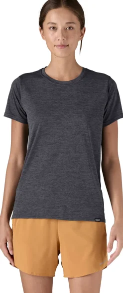 Patagonia Womens Cap Cool Daily Shirt - Smolder Blue-Light Smolder Blue X-Dye