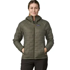 Patagonia Womens Micro Puff Hoody - Pine Needle Green