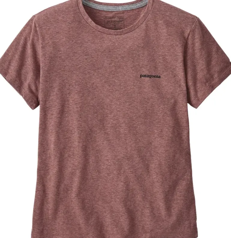 Patagonia Womens P-6 Logo Responsibili-Tee - Dulse Mauve