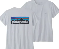 Patagonia Womens P-6 Logo Responsibili-Tee - White