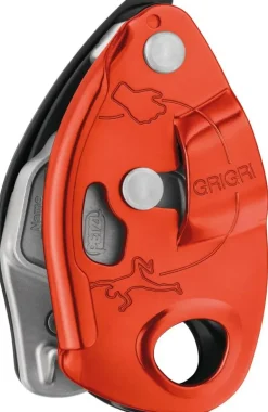 Petzl GRIGRI Belay Device - Red/ Orange