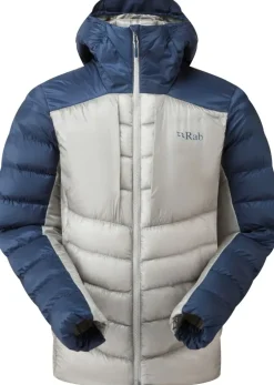 Rab Mens Cirrus Ultra Hoody - Tempest Blue-Light Zinc