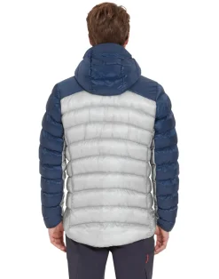 Rab Mens Cirrus Ultra Hoody - Tempest Blue-Light Zinc