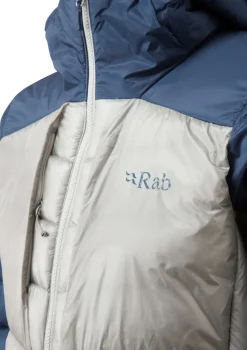 Rab Mens Cirrus Ultra Hoody - Tempest Blue-Light Zinc