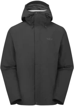 Rab Mens Downpour Jacket - Black