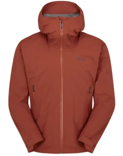 Rab Mens Downpour Light Jacket - Tuscan Red
