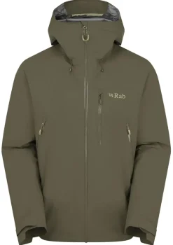 Rab Mens Downpour Mountain Jacket - Army