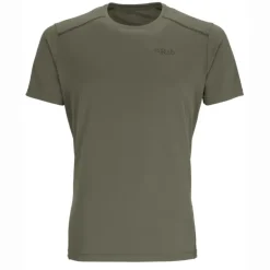 Rab Mens Force Short Sleeved Tee - Light Khaki