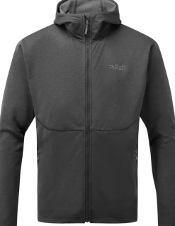 Rab Mens Geon Hoody - Black - Steel Marl