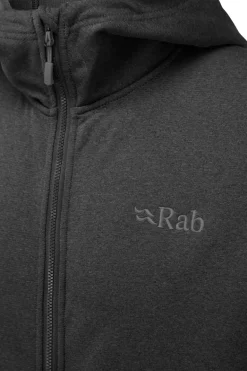 Rab Mens Geon Hoody - Black - Steel Marl