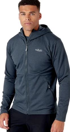 Rab Mens Geon Hoody - Black - Steel Marl
