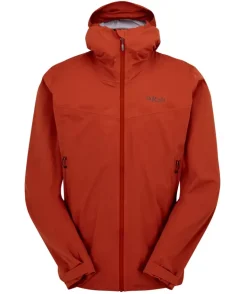 Rab Mens Kinetic 2.0 Jacket - Tuscan Red