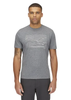 Rab Mens Mantle Outline Tee - Beluga