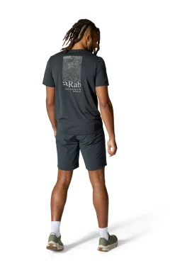 Rab Mens Mantle Ridge Tee - Ebony