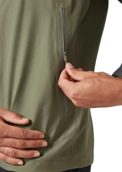 Rab Mens Namche Paclite Jacket - Graphene-Light Khaki