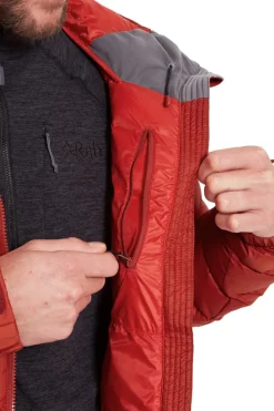 Rab Mens Nebula Pro Jacket - Tuscan Red
