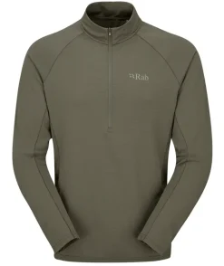 Rab Mens Sonic LS Zip-T - Light Khaki