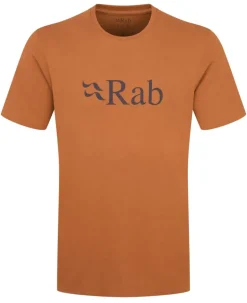 Rab Mens Stance Logo Tee - Red Earth