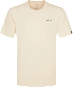 Rab Mens Stance Mountain Peak Tee - Ecru