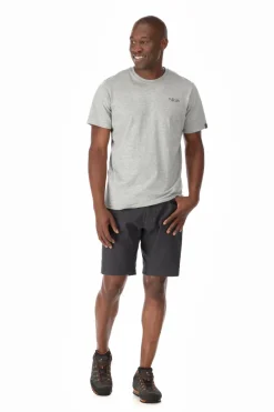 Rab Mens Stance Mountain Peak Tee - Grey Marl