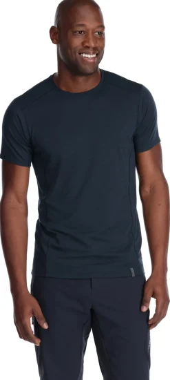 Rab Mens Syncrino Base Tee - Beluga