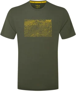 Rab Mens Syncrino Ridge Tee - Olive