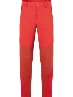 Rab Mens Torque Mountain Pants - Dark Horizon-Tuscan Red