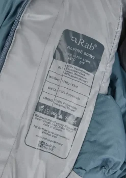 Rab Womens Alpine 800 Sleeping Bag - Regular