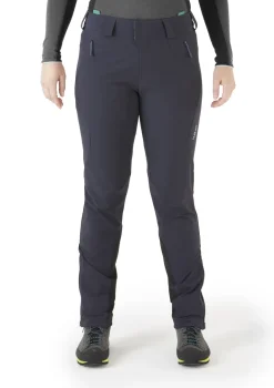 Rab Womens Ascendor AS Climbing Pants - Ebony-Eucalyptus