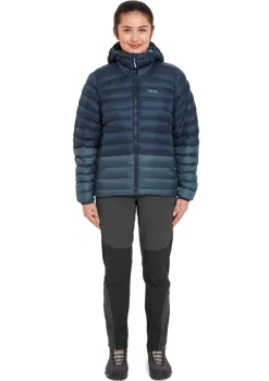 Rab Womens Cirrus Alpine Jacket - Tempest Blue-Orion Blue