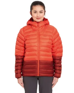 Rab Womens Cirrus Alpine Jacket - Red Grapefruit-Tuscan Red