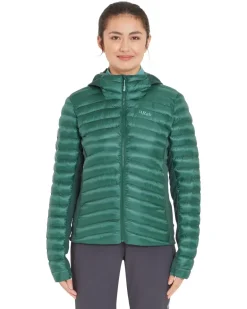 Rab Womens Cirrus Flex Hoody - Eucalyptus-Green Slate