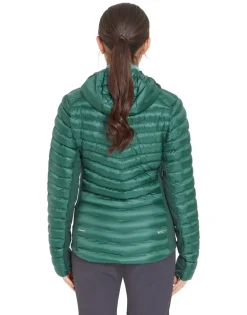 Rab Womens Cirrus Flex Hoody - Eucalyptus-Green Slate