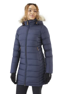Rab Womens Deep Cover Parka - Deep Denim