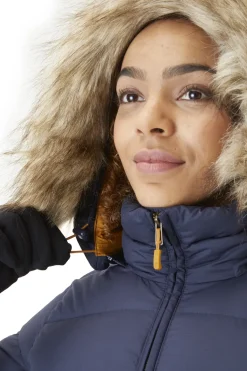 Rab Womens Deep Cover Parka - Deep Denim
