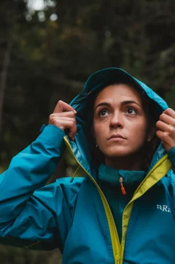 Rab Womens Downpour Eco Jacket - Ultramarine