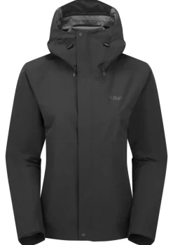 Rab Womens Downpour Jacket - Black