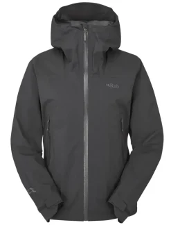 Rab Womens Downpour Light Jacket - Anthracite