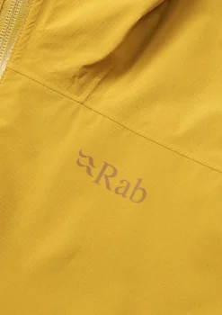 Rab Womens Downpour Light Jacket - Sahara