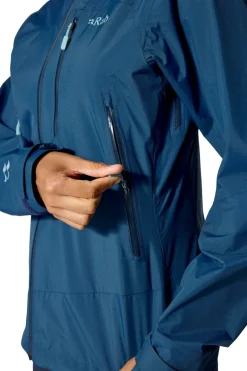 Rab Womens Downpour Mountain Jacket - Tempest Blue